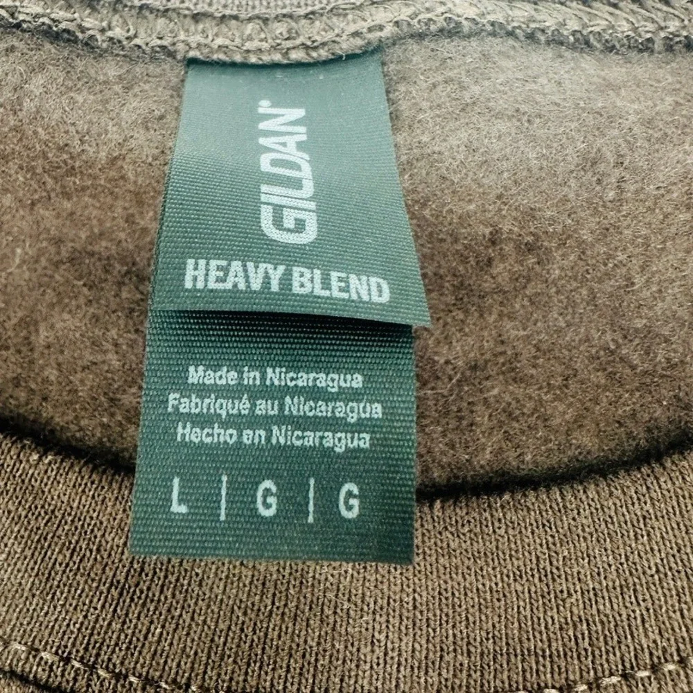 Gildan brown heavy
